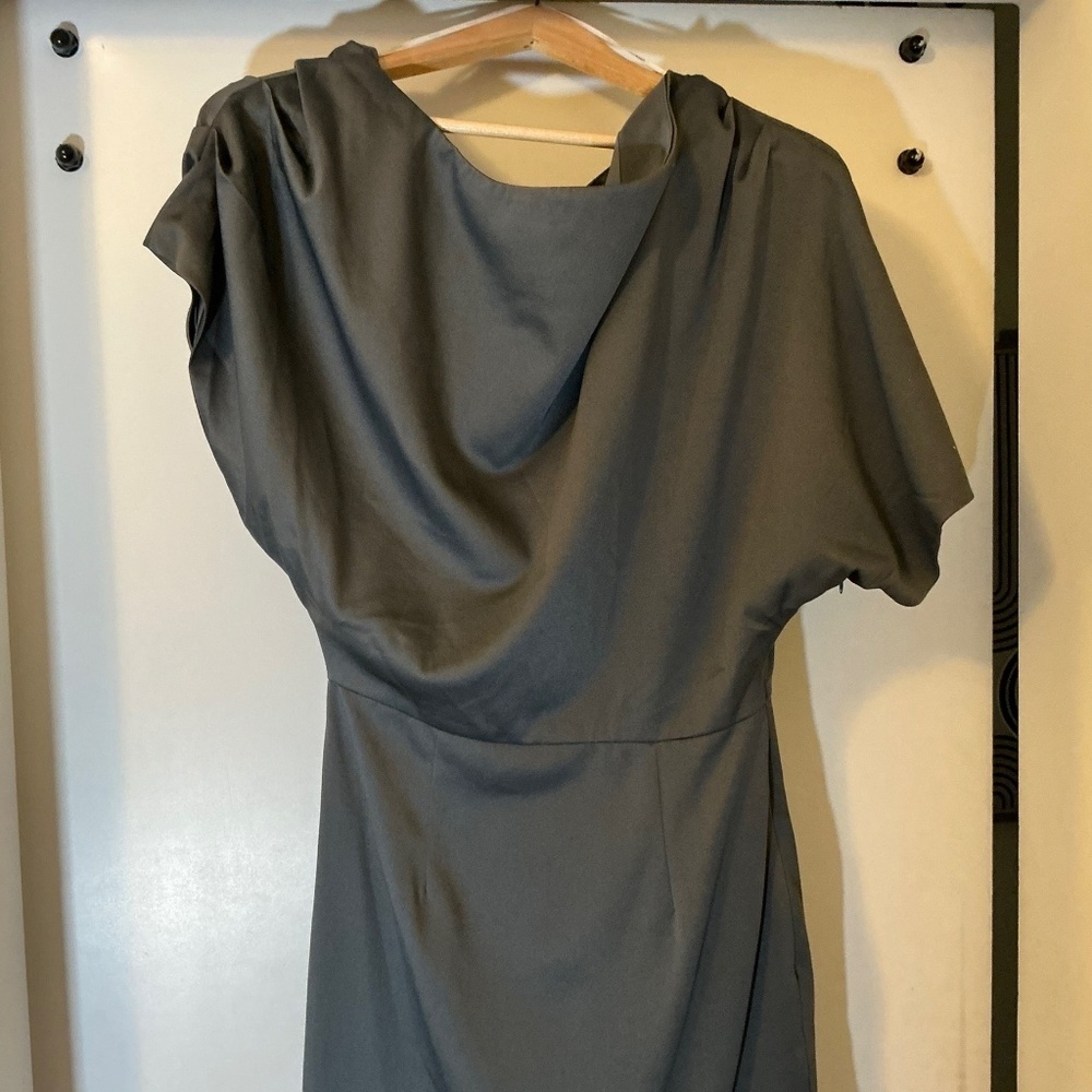 Elliatt Andrea Gown Charcoal Gray Maxi Dress Nordstrom NWT Size Small - Picture 8 of 15